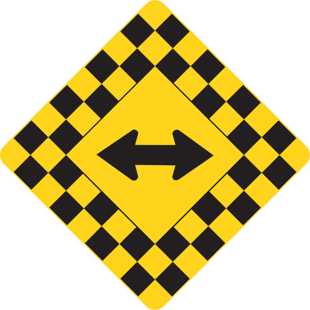 WA-8L/R – Checkerboard (Left/Right/Both) – On Track Safety
