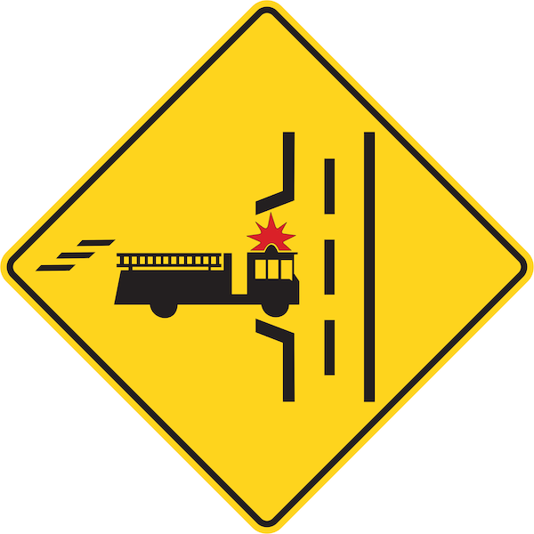 WC-25 – Fire Truck Entrance Left/ Right – On Track Safety
